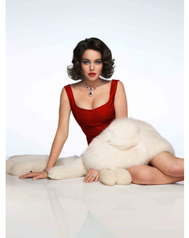 Nuevo posado de Lindsay Lohan como Elizabeth Taylor