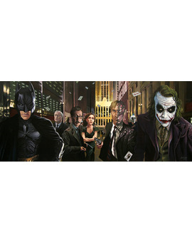 The dark knight (Caricaturas de Justin Reed)
