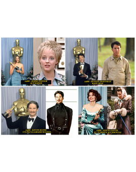 1988 Los Oscar a los mejores actores