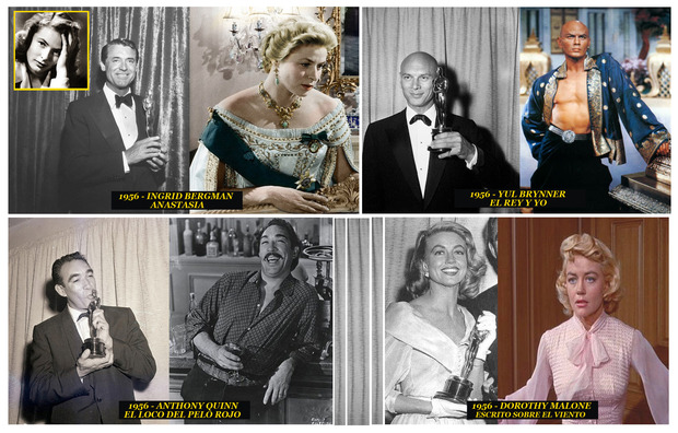 1956 Los Oscar a los mejores actores