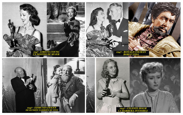 1947 Los Oscar a los mejores actores