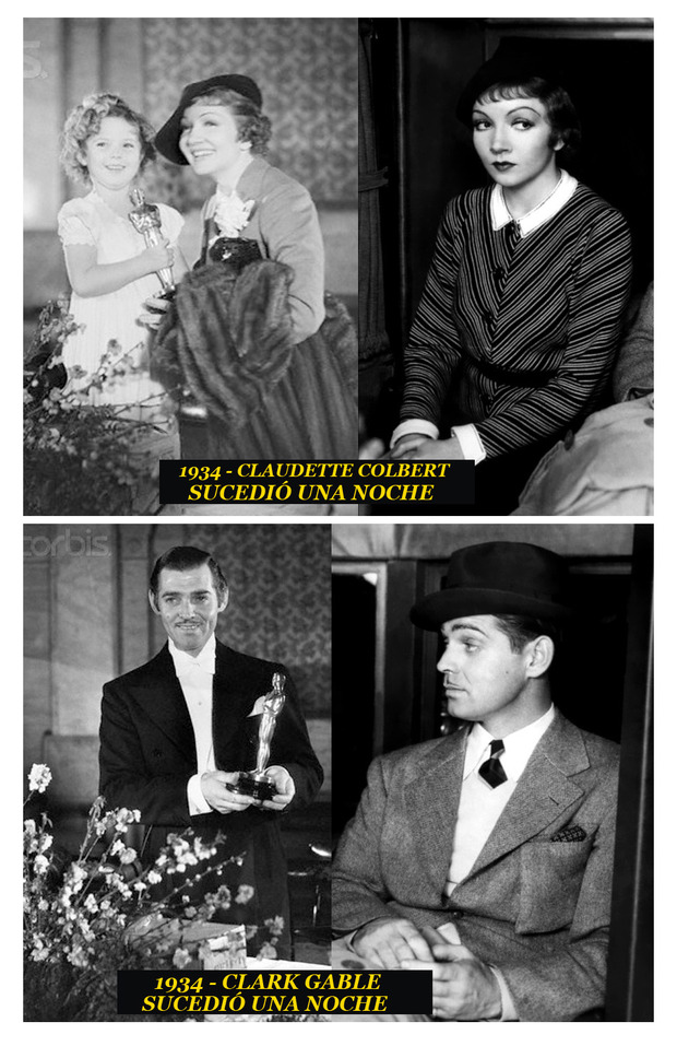 1934 Los Oscar a los mejores actores