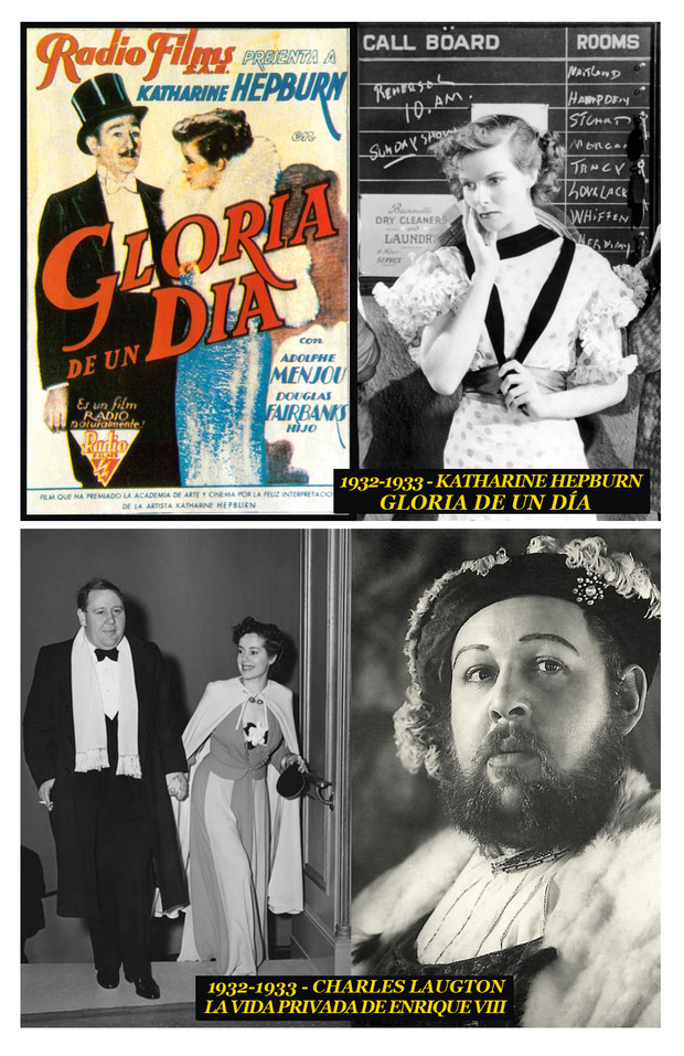 1932-1933 Los Oscar a los mejores actores