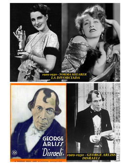1929-1930 Los Oscar a los mejores actores