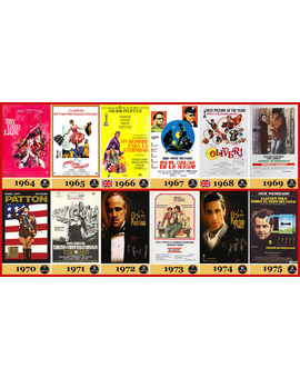 1964-1975 Los Oscar a la Mejor Película