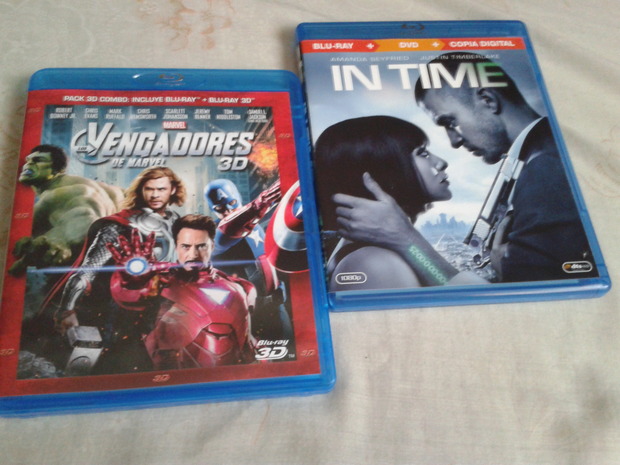 Mi última compra 01-09-2012 ¡Por fin Los Vengadores 3D ya es mía!