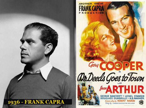 Oscar Mejor Director 1936 Frank Capra (El secreto de vivir) 