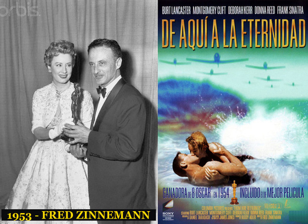 Oscar Mejor Director 1953 Fred Zinnemann (De aquí a la eternidad)
