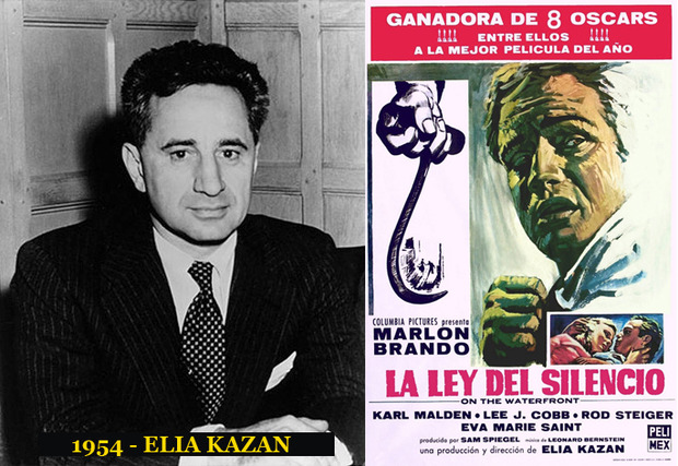 Oscar Mejor Director 1954 Elia Kazan (La ley del silencio)
