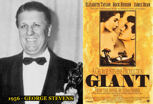 Oscar Mejor Director 1956 George Stevens (Gigantes)