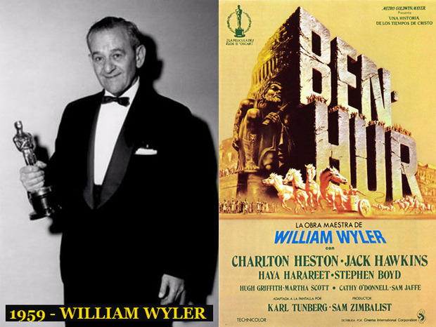 Oscar Mejor Director 1959 William Wyler (Ben-Hur)