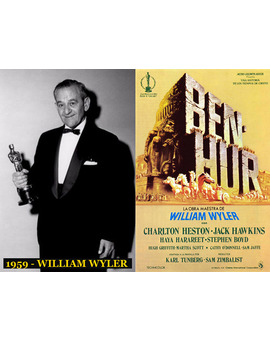 Oscar Mejor Director 1959 William Wyler (Ben-Hur)
