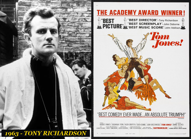 Oscar Mejor Director 1963 Tony Richardson (Tom Jones)