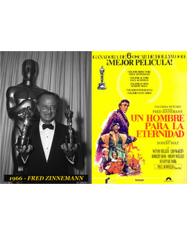 Oscar Mejor Director 1966 Fred Zinnemann (Un hombre para la eternidad)