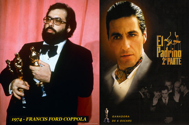 Oscar Mejor Director 1974 Francis Ford Coppola (El Padrino parte II)