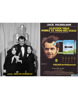 Oscar Mejor Director 1975 Milos Forman (Alguien voló sobre el nido del cuco)
