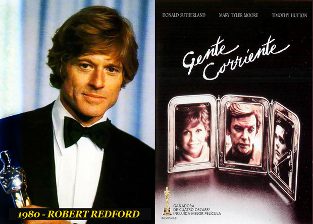 Oscar Mejor Director 1980 Robert Redford (Gente corriente)