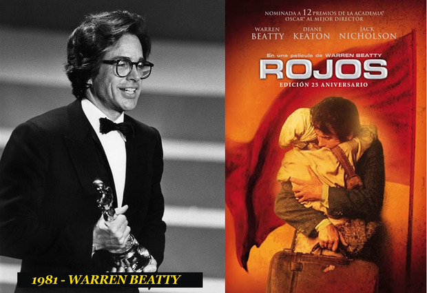 Oscar Mejor Director 1981 Warren Beatty (Rojos)