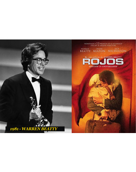 Oscar Mejor Director 1981 Warren Beatty (Rojos)