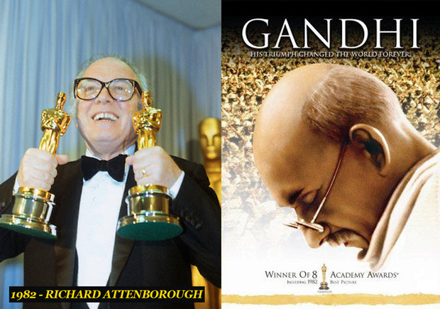 Oscar Mejor Director 1982 Richard Attenborough (Gandhi)
