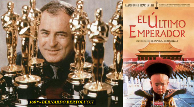 Oscar Mejor Director 1987 Bernardo Bertolucci (El último emperador)