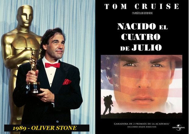 Oscar Mejor Director 1989 Oliver Stone (Nacido el Cuatro de Julio)