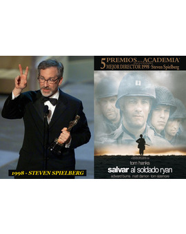 Oscar Mejor Director 1998 Steven Spielberg (Salvar al soldado Ryan)