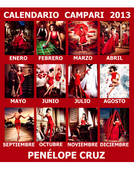 PENÉLOPE CRUZ EN TODOS LOS MESES PARA 2013: CAMPARI