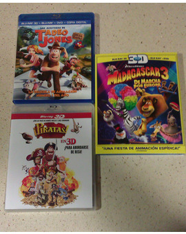 Mi última compra en 3D 17-12-2012 en Eroski 3x2