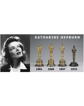 LOS 4 OSCAR DE KATHARINE HEPBURN
