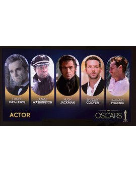 Los nominados a Mejor Actor