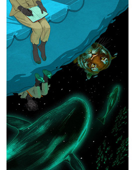 Cartel de La vida de Pi por el artista Jonathan Burton