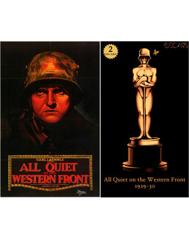 1929-30 All Quiet on the Western Front, ganadora del Oscar a Mejor Película y diseño de la estatuilla por el dibujante Olly Moss