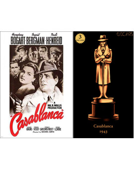 1943 Casablanca, ganadora del Oscar a Mejor Película y diseño de la estatuilla por el dibujante Olly Moss