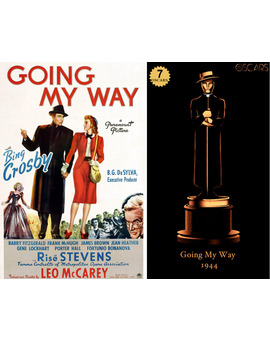 1944 Going My Way, ganadora del Oscar a Mejor Película y diseño de la estatuilla por el dibujante Olly Moss
