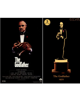 1972 The Godfather, ganadora del Oscar a Mejor Película y diseño de la estatuilla por el dibujante Olly Moss