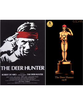 1978 The Deer Hunter, ganadora del Oscar a Mejor Película y diseño de la estatuilla por el dibujante Olly Moss