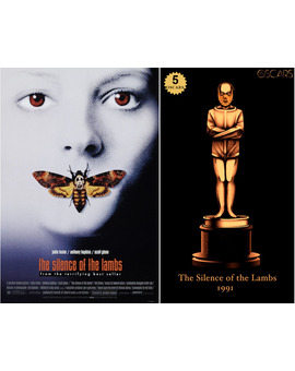 1991 The Silence of the Lambs, ganadora del Oscar a Mejor Película y diseño de la estatuilla por el dibujante Olly Moss