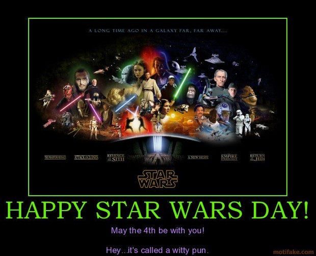 Hoy es el Día Mundial de Star Wars, os cuento porque? Yo no lo sabía.