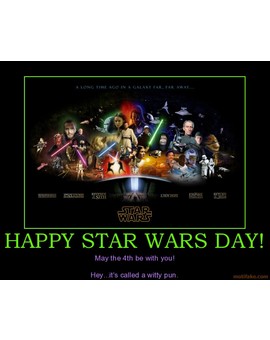 Hoy es el Día Mundial de Star Wars, os cuento porque? Yo no lo sabía.