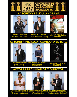 2011 Globos de Oro Ganadores