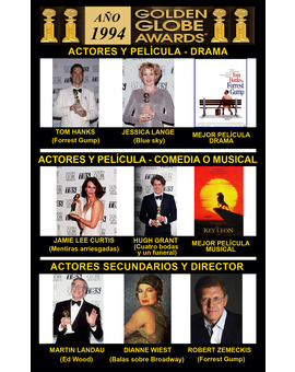 1994 Globos de Oro Ganadores