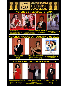 1988 Globos de Oro Ganadores