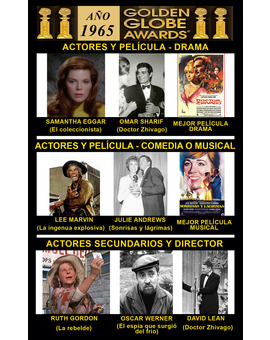 1965 Globos de Oro Ganadores