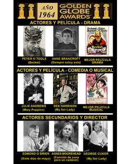 1964 Globos de Oro Ganadores