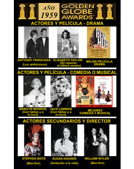 1959 Globos de Oro Ganadores