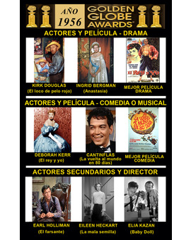 1956 Globos de Oro Ganadores