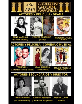 1955 Globos de Oro Ganadores