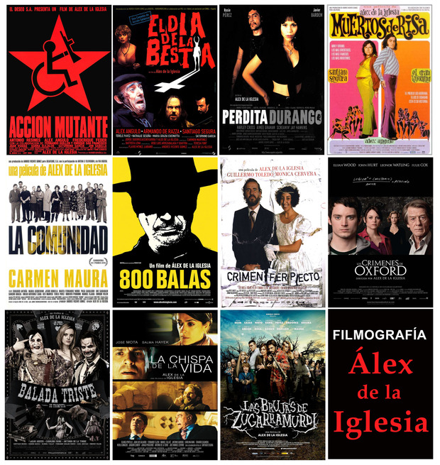 Espectacular filmografía de Álex de la Iglesia