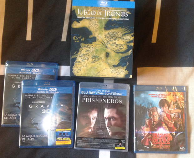 Mi última compra 21-02-2014, con dos Gravity, una para regalar